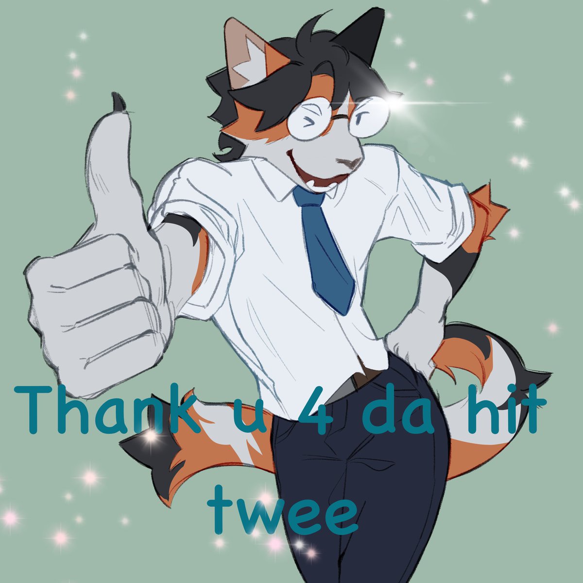 celderiee's tweet image. He said thank you for the love gang! Will draw him half naked next ti