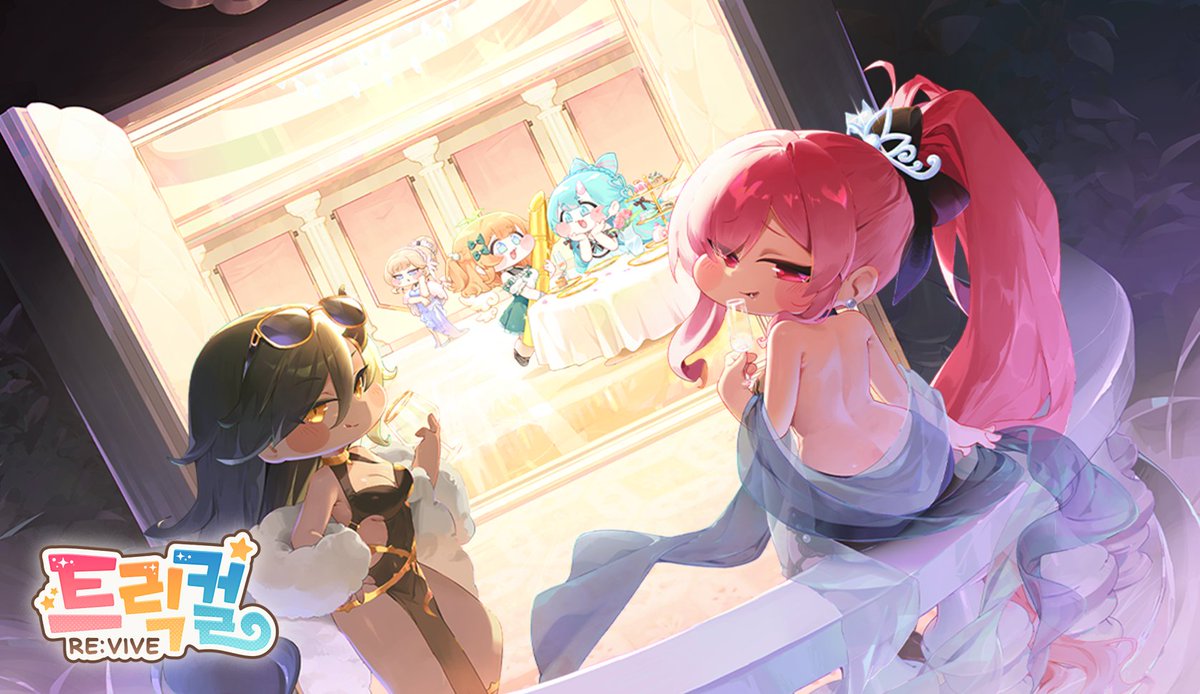 tinyapl_'s tweet image. 스노키 복장은 1.5주년 그 일러스트에 나왔던 그거구만
#트릭컬