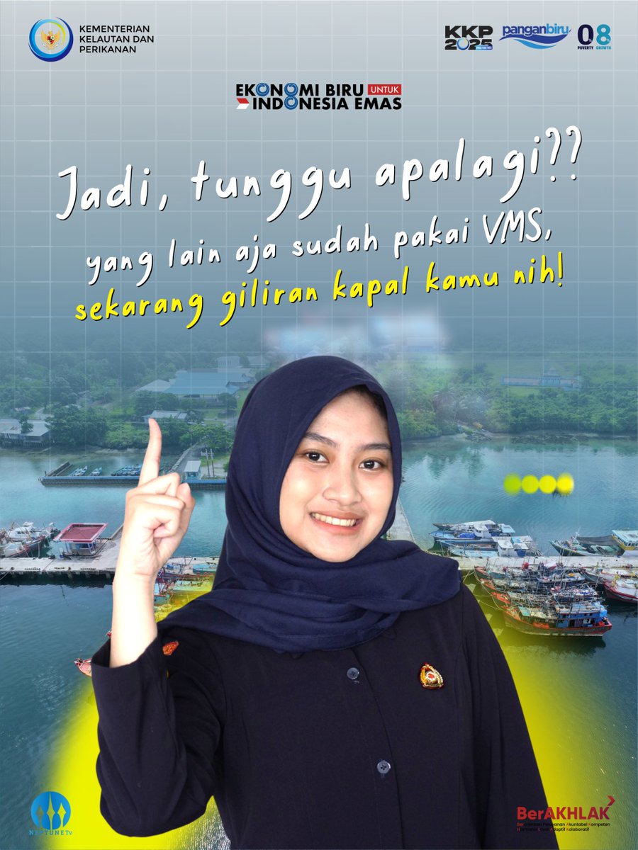 9.394 kapal perikanan sudah pasang VMS!
VMS sebagai alat bantu keselamatan, operasional, dan pendukung aktivitas melaut, ditambah harga VMS yang kini semakin terjangkau. #KKP2026GrowStronger