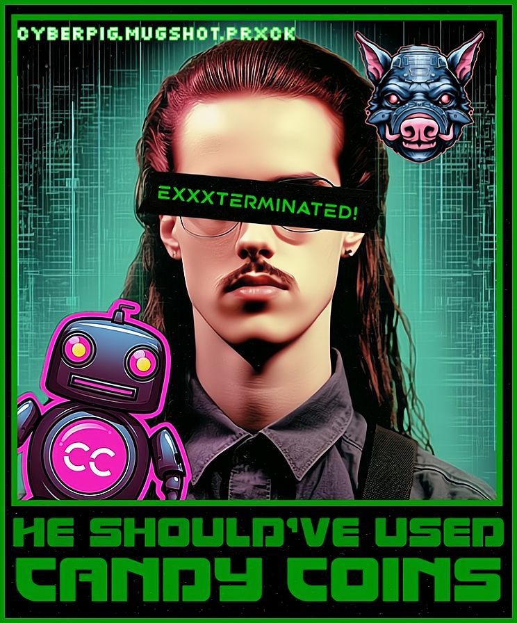 CyberiaCandy's tweet photo. Cyberia Megacorp #3 Candy Coins

Candy Coins... the digital currency used in Cyberias criminal underworld.. We are still going through the information we have found about how these were envisioned. So we will update everyone on our findings as soon as possible.

🌐https://t.co/X7o890Z5T7 🌐

$CANDY coming soon 

@BESCLLC @LiquidNftMarket 

#MyFandom #fallout #memecoin 

Digital advert for the Candy Coins megacorp.