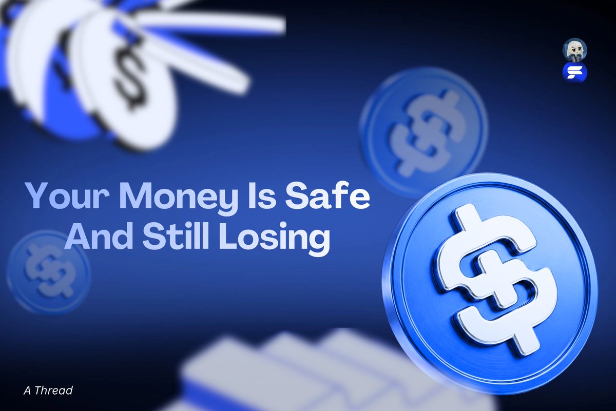 Did you know your “safe” money is quietly losing value every year! Inflation sits around 2.7% in late 2025.

Most savings accounts pay under 0.7% which is a guaranteed loss and many of us don't know

In the crypto space, over $300 billion in stablecoins sits idle while issuers