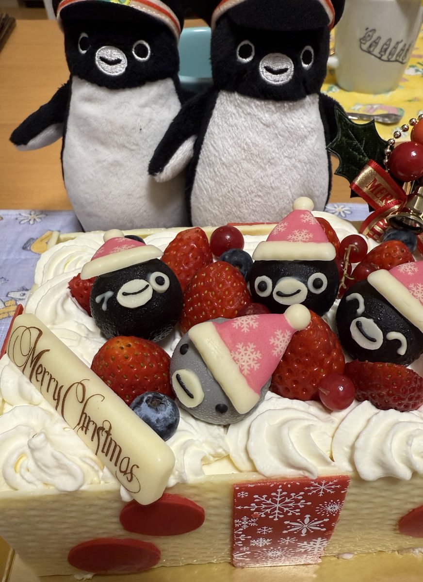 メトロポリタンのクリスマスケーキいただきました