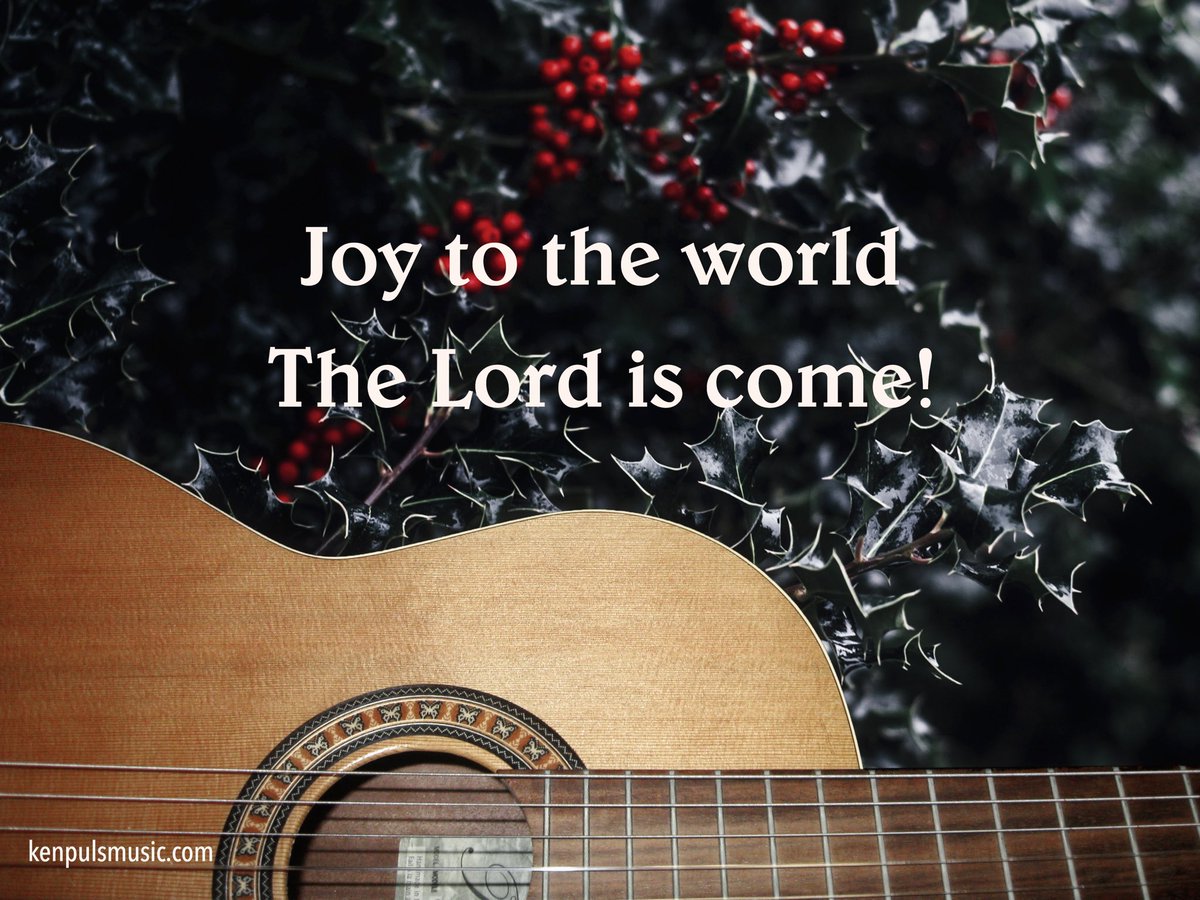 Merry Christmas!
Joy to the world the Lord is come
Let earth receive her King!
Let every heart prepare Him room
And heaven and nature sing.