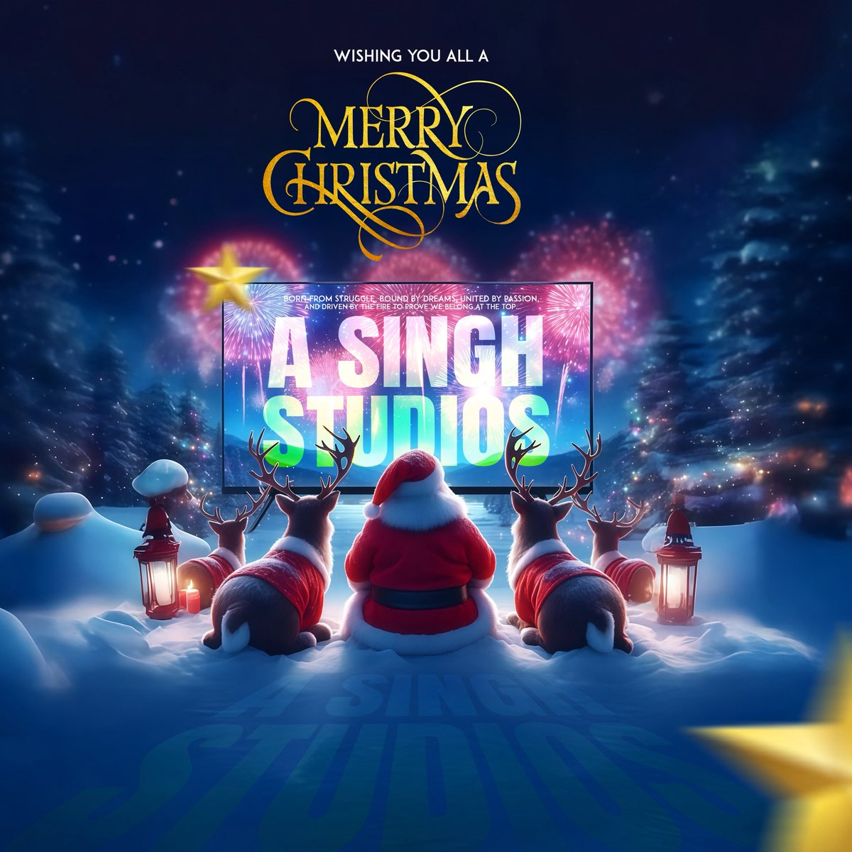 FilmmakerChe's tweet image. Wishing all of you a Merry Christmas from A Singh Studios! 🎄🌟 May your days be full of joy, laughter, and festive cheer surrounded by loved ones. Let’s celebrate this season of giving and love together. 🎅🎁 

Cherish the magic of the holidays and have your heart and home…
