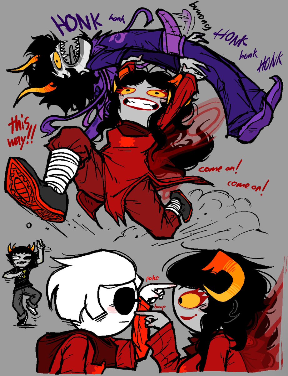 Banomaninator's tweet image. i'm seeing red
#Homestuck #AradiaMegido