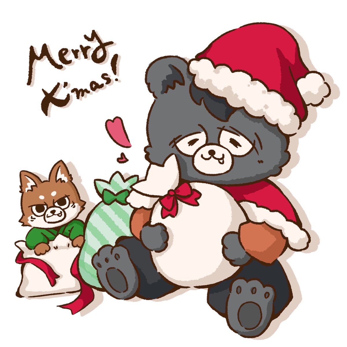 モモとタローちゃんもメリクリです
🌲🐶🌲🐻