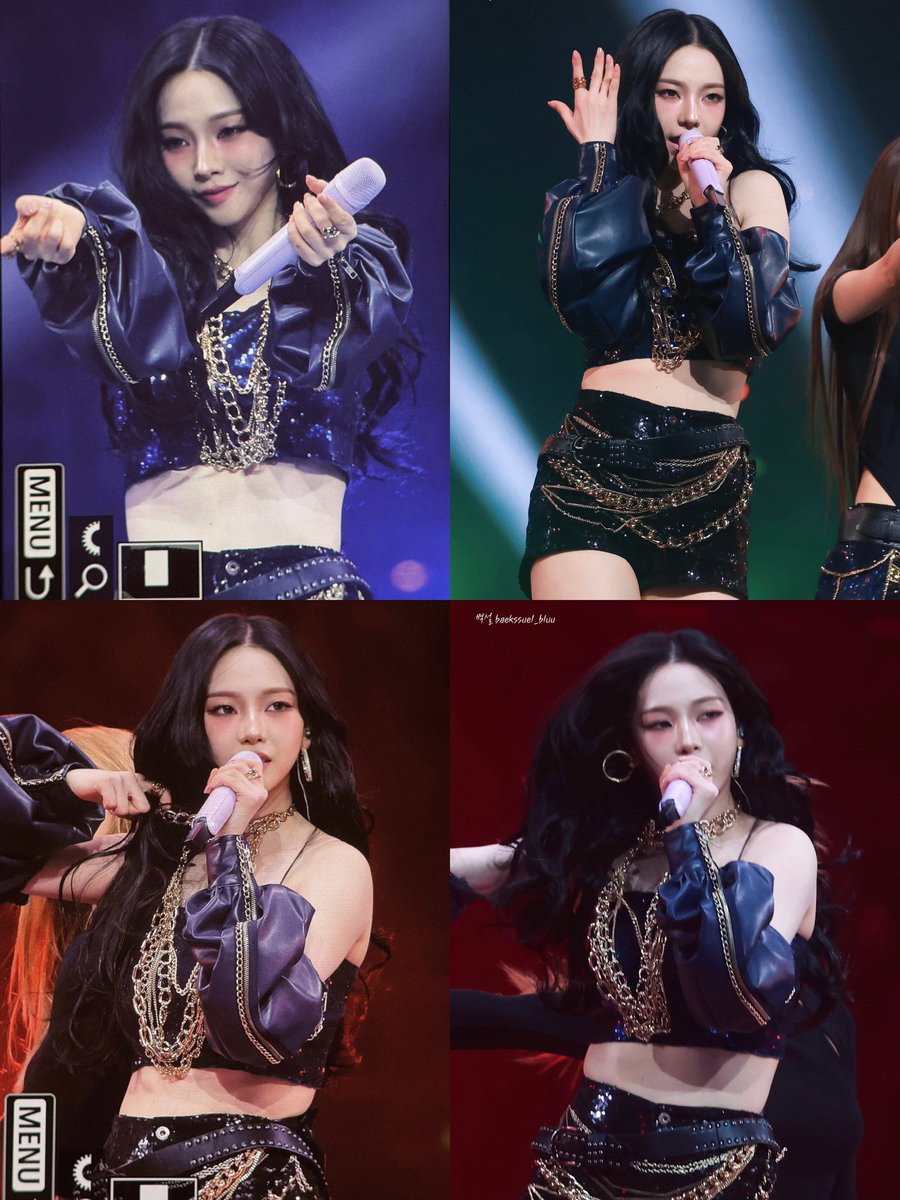 ujiminphoria's tweet image. THIS IS SO KARINA BLACK MAMBA ERA