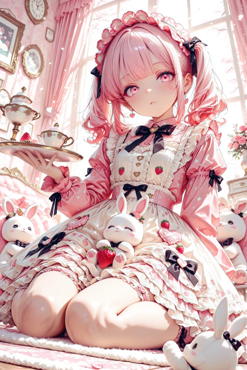 こんばんは〜🎄✨️ お疲れ様ですฅ^•ω•^ฅ💕 苺うさぎちゃん選べなかっ