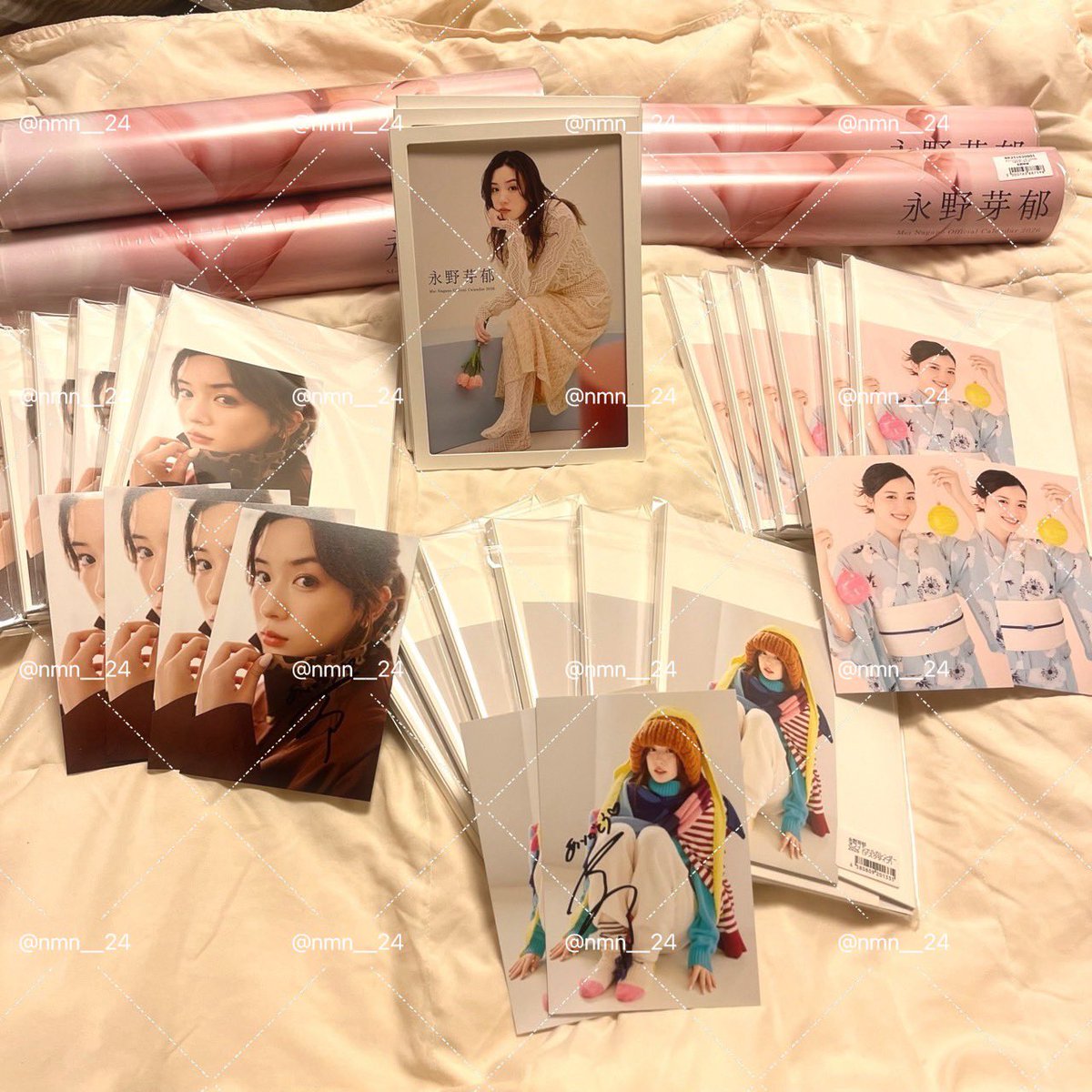 永野芽郁ちゃんカレンダー発売おめでとう㊗️💞 そして初めてサイン