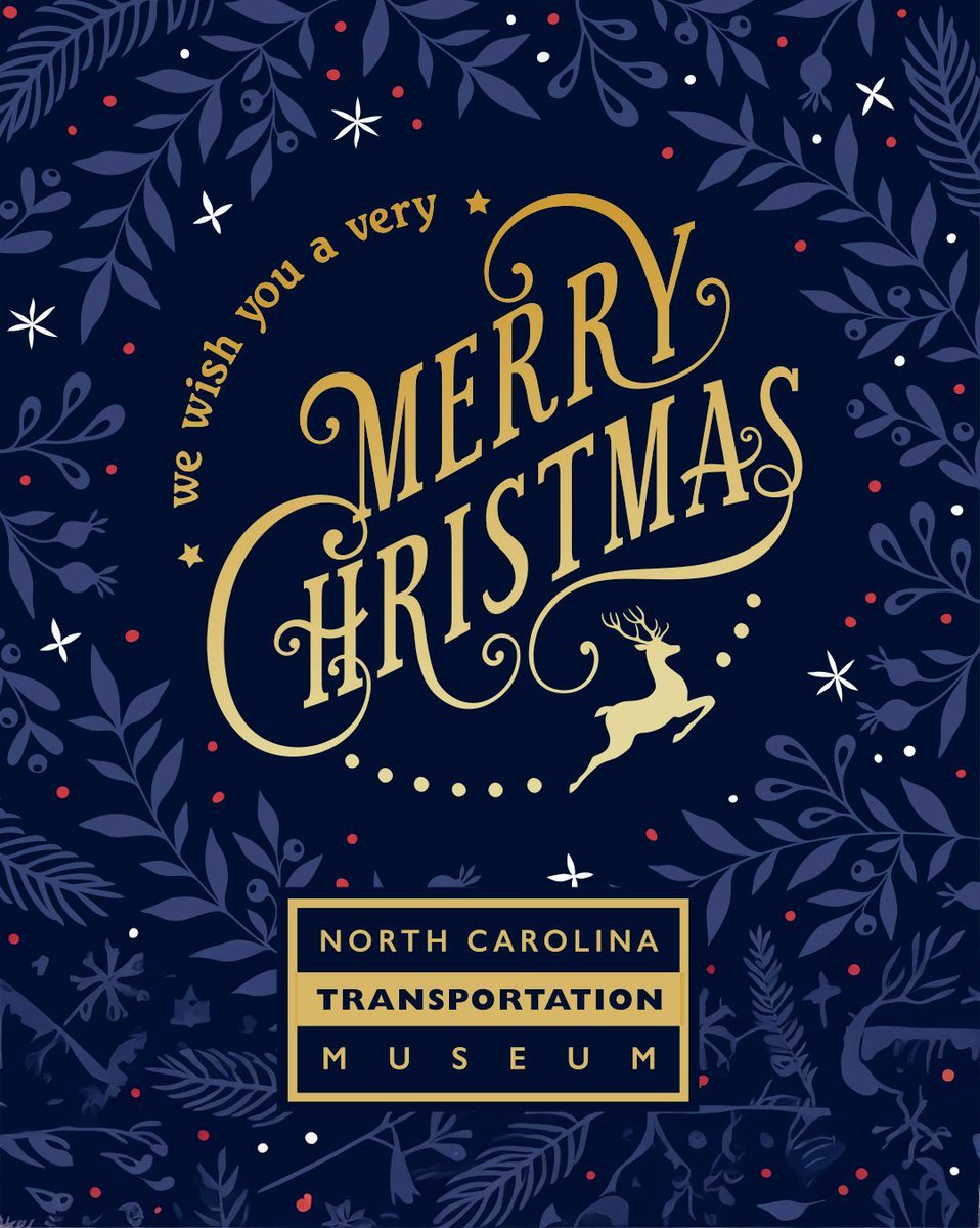 visitnctm's tweet image. Wishing you and your family a Merry Christmas filled with joy, laughter, and warmth!  Thank you for your continued support. We hope you have a wonderful holiday! 

#MerryChristmas #NCTransportationMuseum #HolidayMagic #TheMuseumThatMovesYou