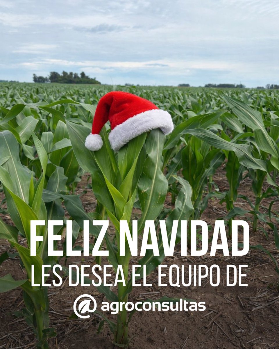 Desde el campo, ¡Feliz navidad! 🎄🎅🏻

Les desea todo el equipo de Agroconsultas 💚
