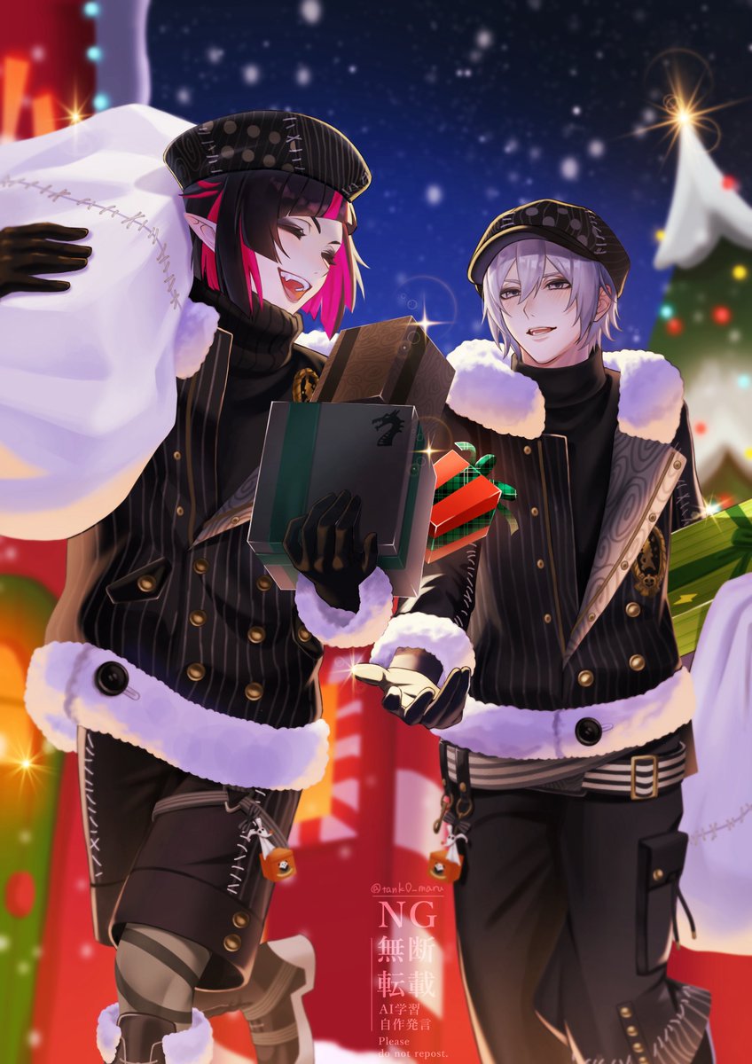 tank0_maru's tweet image. 親子クリスマス🎄.*