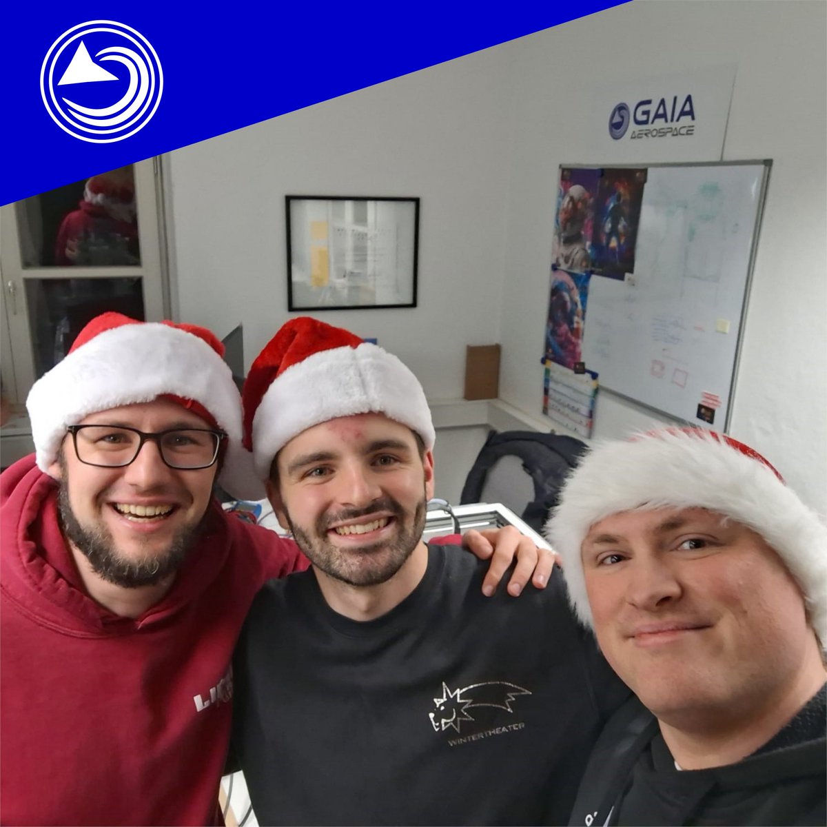GAIA_Aerospace's tweet photo. MERRY CHRISTMAS, EVERYONE!!!🎅🎄🎁
2025 was an amazing year for us and 2026 will be even better!!😁 Many thanks to all of you supporting our journey!! We wish you all the best for the upcoming year and stay tuned for the amazing stuff coming up at @GAIA_Aerospace in 2026 😁🚀🎇🍀 https://t.co/exdT9LjZLm