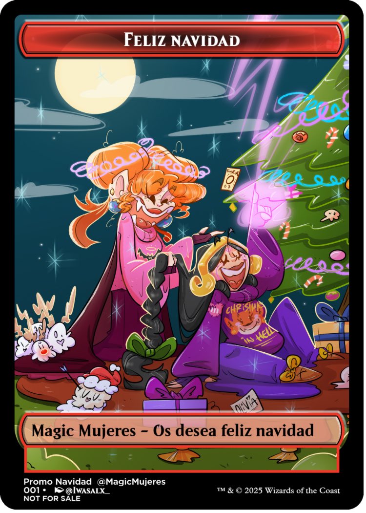 MagicMujerES's tweet image. Magic Mujeres os desea una Feliz Navidad.
Gracias por cada mensaje, cada gesto de apoyo y por caminar con nosotras durante este año.
Habéis convertido un proyecto en un lugar seguro, lleno de cariño y respeto.
Nada de esto tendría sentido sin vosotras❤️
ilustración: @_alx22_ 🎁🎄