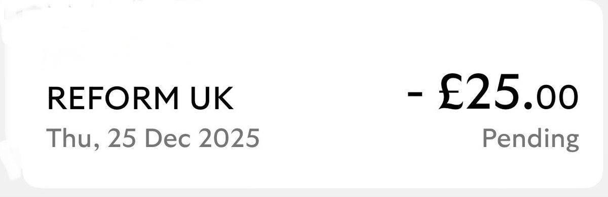TonyShots71's tweet image. Automatic renewal on Christmas Day. Merry Christmas all. 🇬🇧 🏴󠁧󠁢󠁥󠁮󠁧󠁿 @reformparty_uk #Reform