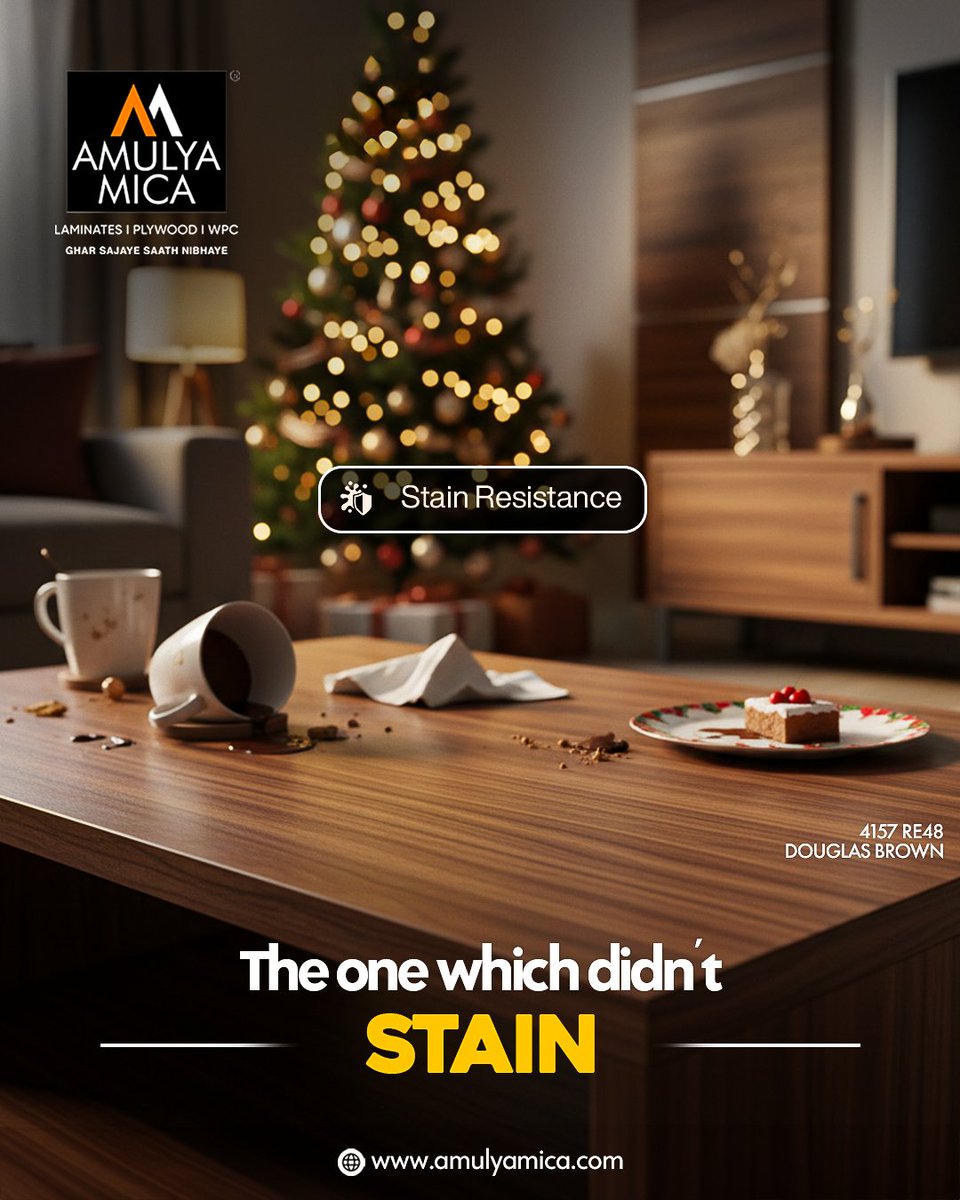 Amulya_Mica's tweet image. Amulya Mica plays the real secret santa, safe from toxic lead, resistant to scratches and stains, and strong enough to stay beautiful in homes through daily use every single year.

🌐: amulyamica.com

#AmulyaMica #SafeSurfaces #StrongLaminates #HomeCare #QualityLiving