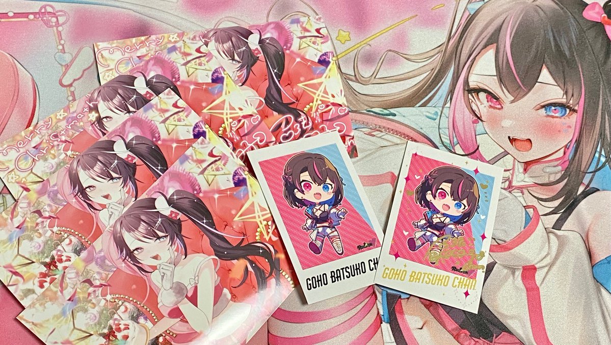 バツ子ちゃんからのクリスマス写真を2枚ずつプリント❣️して帰ったら