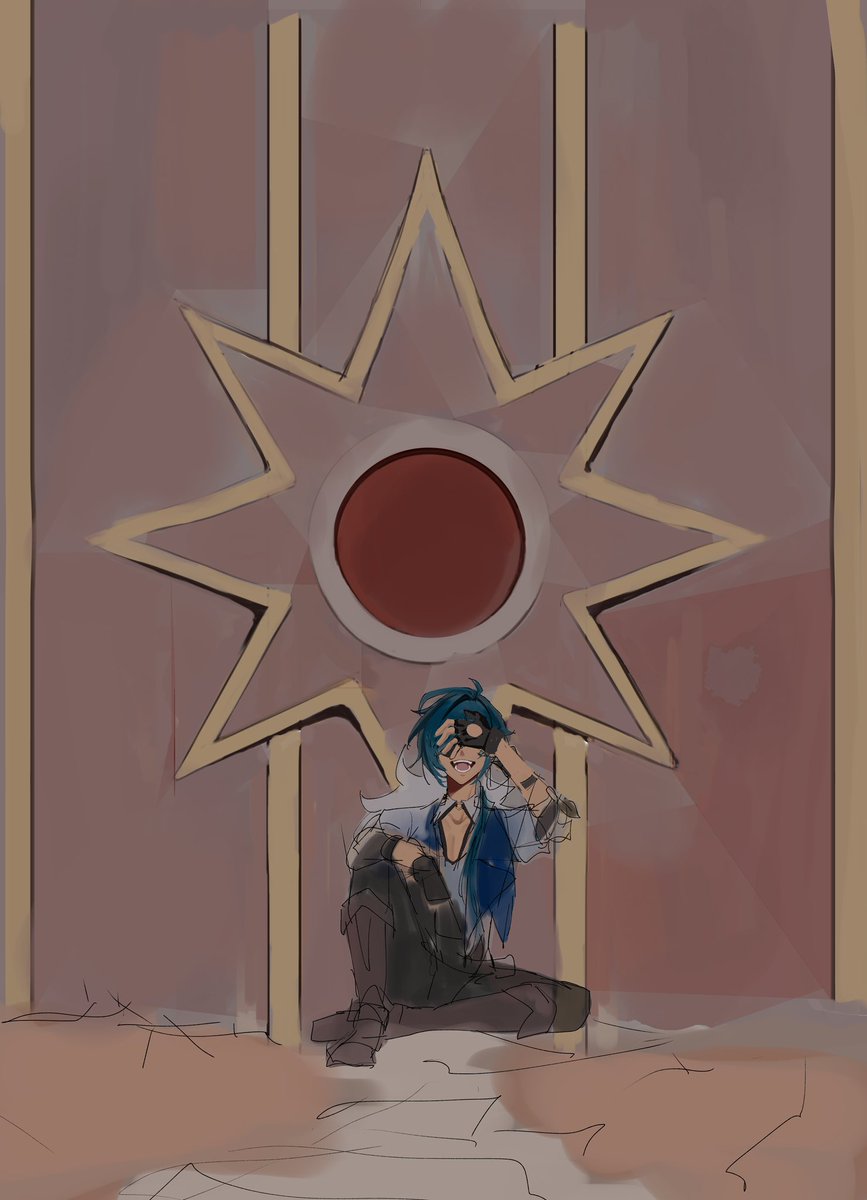 77Lucky_Seven's tweet image. クリスマス関係ないのでカーンルイアの扉描いてる