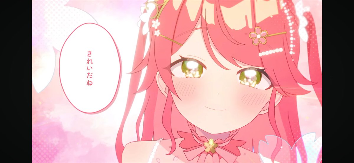 pi ♡ページ 35Pたちの桜色のペンライトの景色を