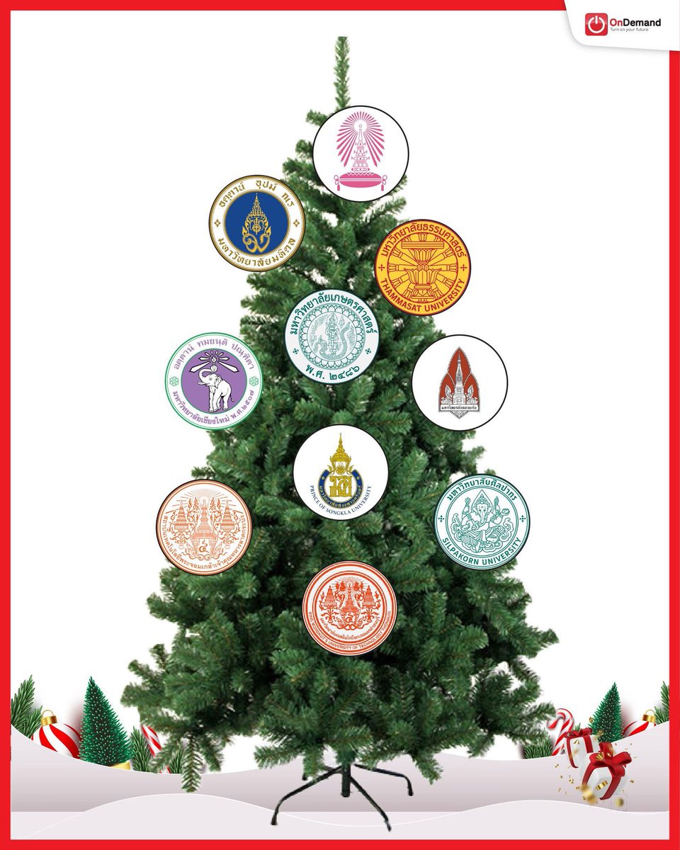 ondemandacademy's tweet image. 🎄 All I want for Christmas is…
ต้นคริสต์มาสต้นนี้ ไม่ได้ประดับด้วยลูกบอล แต่ประดับด้วย “ความสำเร็จ” ของเด็กพี่ออนดี้ ✨
ทั้งครูเก่ง ทั้งเด็กปัง รวมพลังส่งน้อง ๆ สู่มหาลัยในฝัน 
.
ปลายปีแบบนี้ ใครยังไม่เริ่ม…ออนดีมานด์รออยู่ 
.
#OnDemand #DEK69 #DEK70 #DEK71 #MerryChristmas