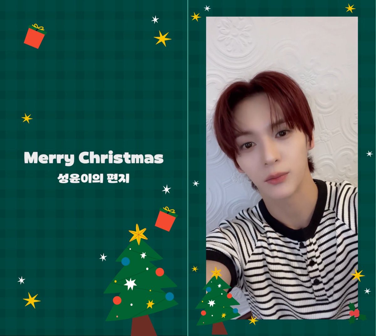 A Special Christmas Message from #SUNGYUN 🎄🎁🧸💝 #MerryChristmas