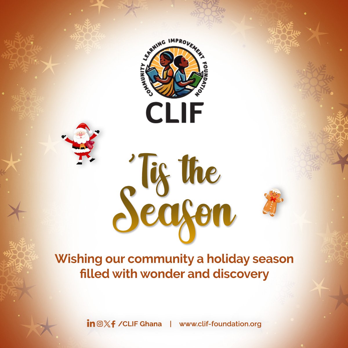 Education is the gift that lasts a lifetime. Thank you for helping us empower our community this year. Wishing you a joyous Christmas and a prosperous New Year! 🥳 🎉🎁

M E R R Y  C H R I S T M A S🌲

#MerryChristmas #HappyHolidays #CLIFGhana