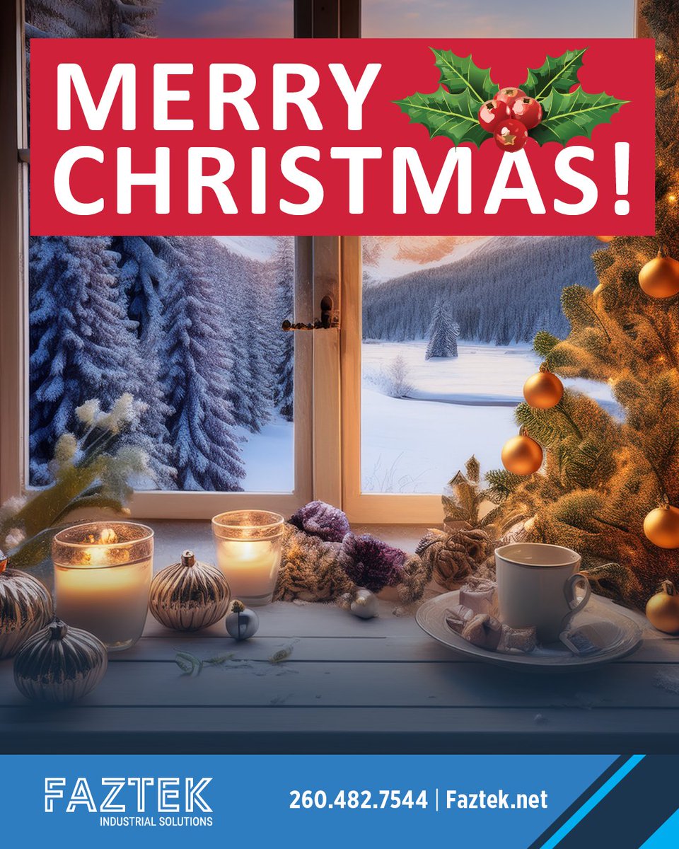 FaztekLLC's tweet photo. From our Faztek family to yours—Merry Christmas!

May your day be filled with love, laughter and lasting memories. Thank you for being part of our year. We look forward to what we’ll build together next!

#MerryChristmas #Faztek #Gratitude https://t.co/bij9gdnHwt