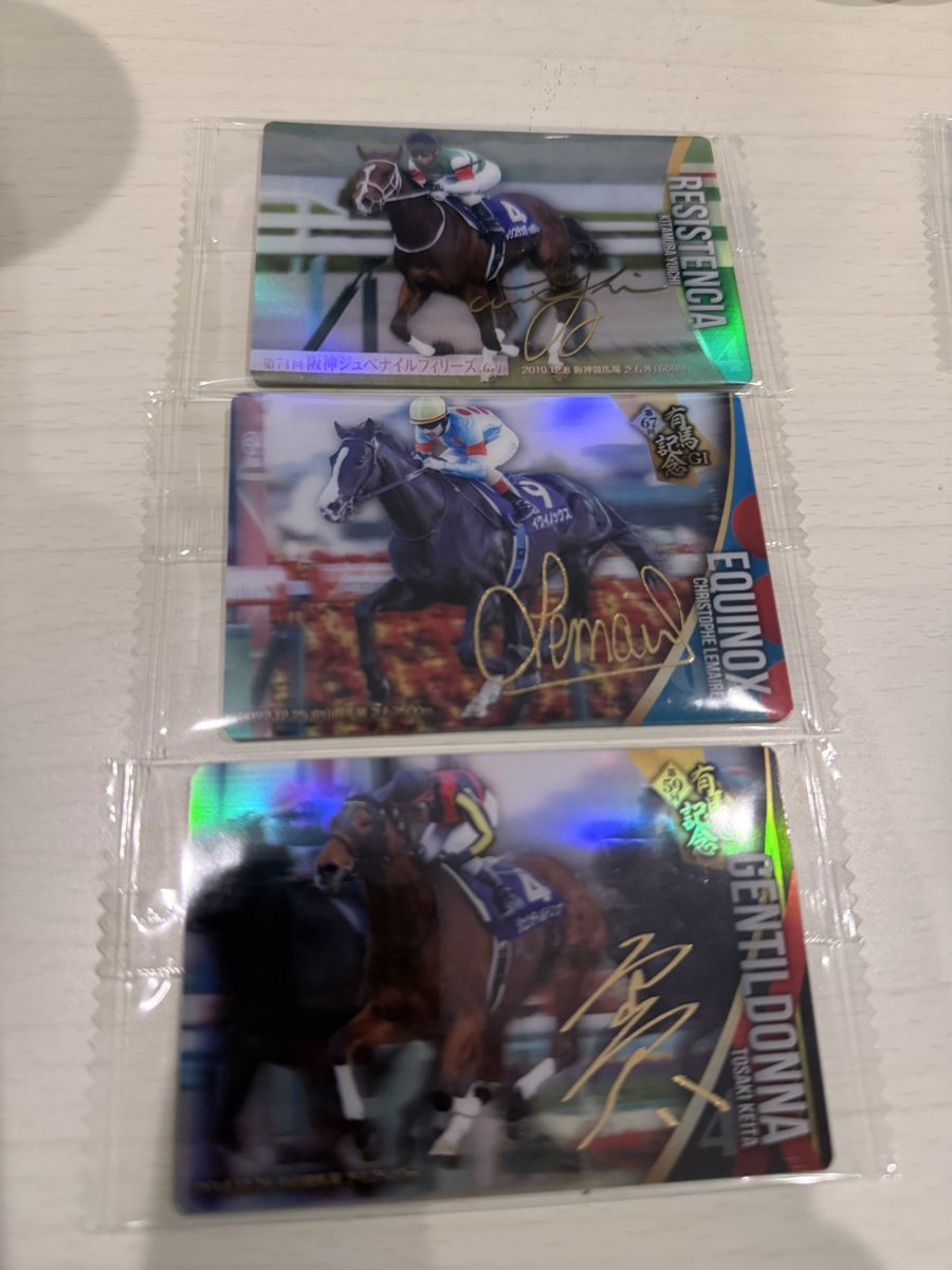 団野出ないけどイクイノックスは嬉しい
 #サラブレッドホースコレクション