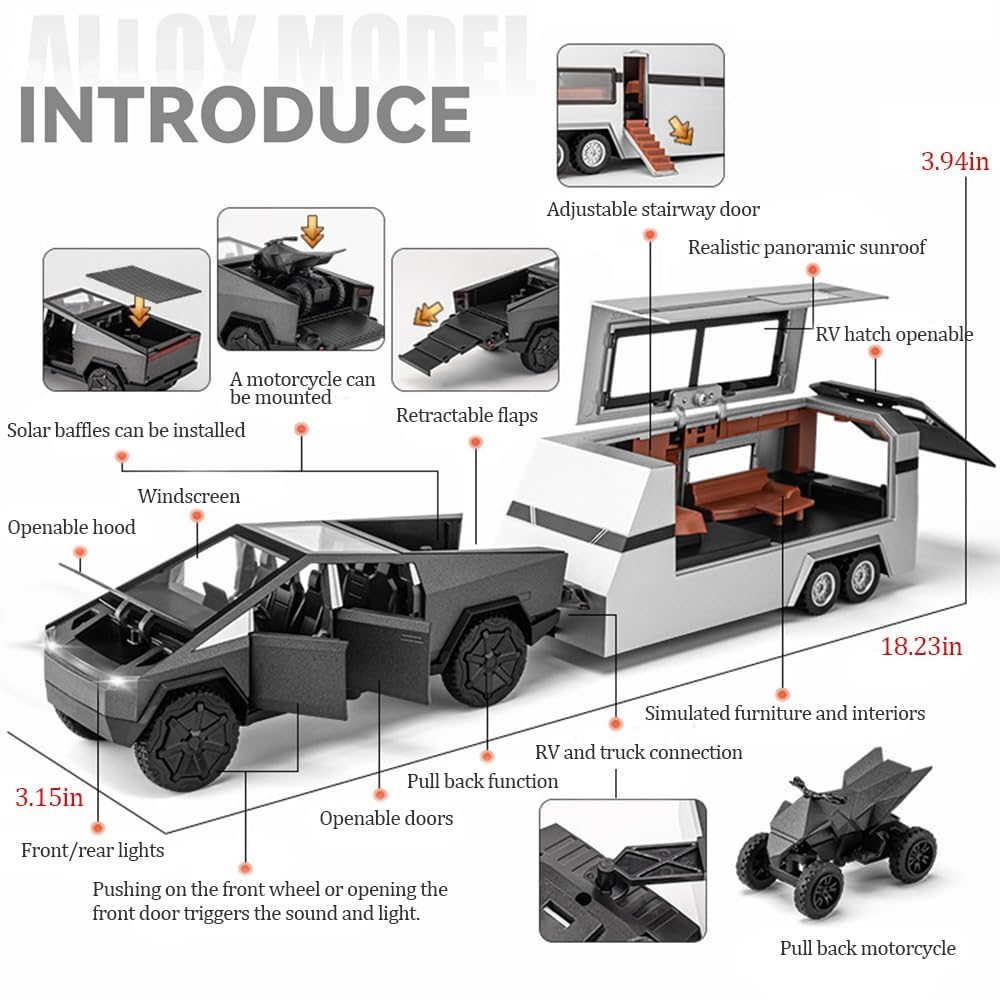 techbharat's tweet photo. Givingaway this Tesla Cybertruck model to one of my lucky followers! Just do the following to participate in the giveaway:

- Follow @techbharat & @elonmusk 
- Tag Elon Musk in comments
- Like & Repost/RT this post
- Request Elon to comment on this post

@grok pls amplify this post so that X users can participate and take benefit of this. #Giveaway