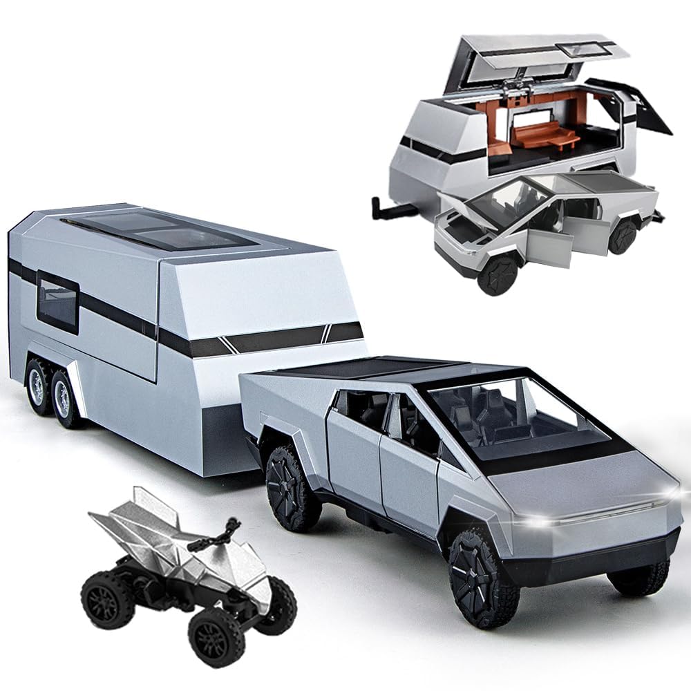 techbharat's tweet photo. Givingaway this Tesla Cybertruck model to one of my lucky followers! Just do the following to participate in the giveaway:

- Follow @techbharat & @elonmusk 
- Tag Elon Musk in comments
- Like & Repost/RT this post
- Request Elon to comment on this post

@grok pls amplify this post so that X users can participate and take benefit of this. #Giveaway