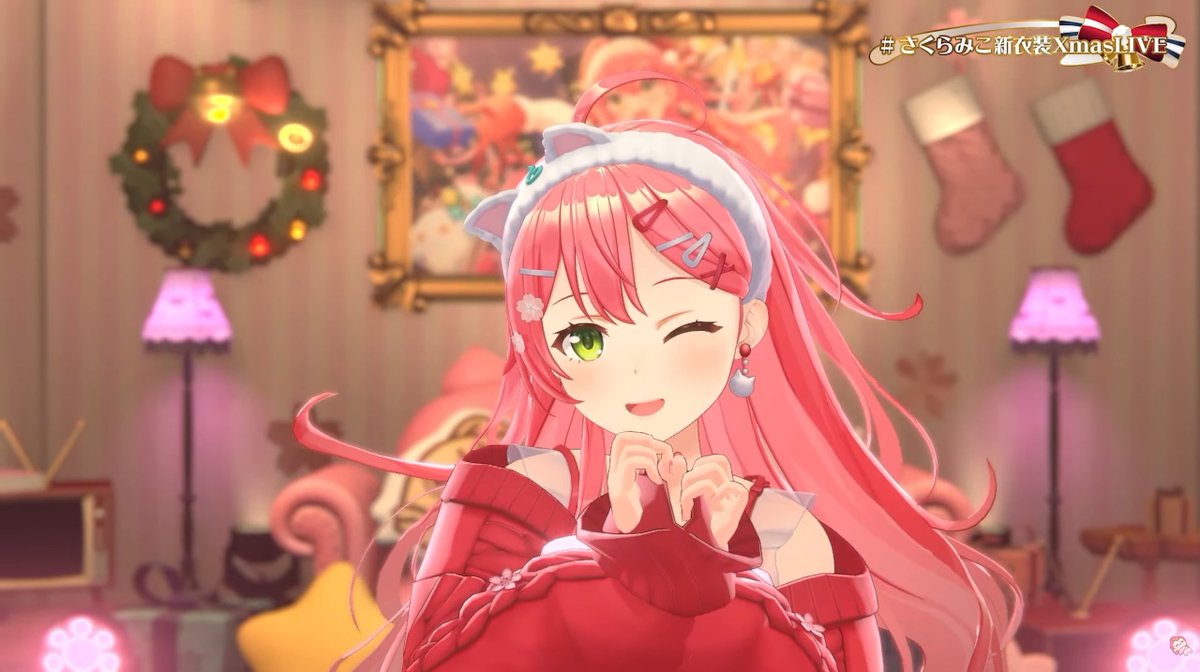 SleeplessClips's tweet image. #さくらみこ新衣装XmasLIVE
#みこなま
新衣装可愛すぎる ! ! ! 
素敵なクリスマスプレゼントをありがとう！