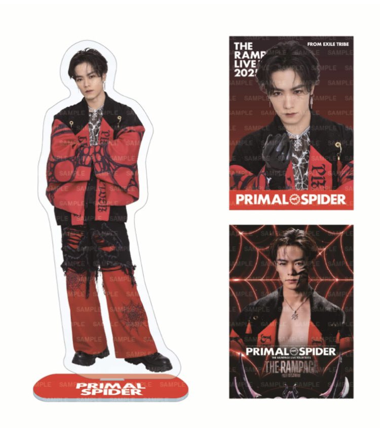 THE RAMPAGE LIVE TOUR 2025 ”PRIMAL SPIDER” Special Thanks Goods