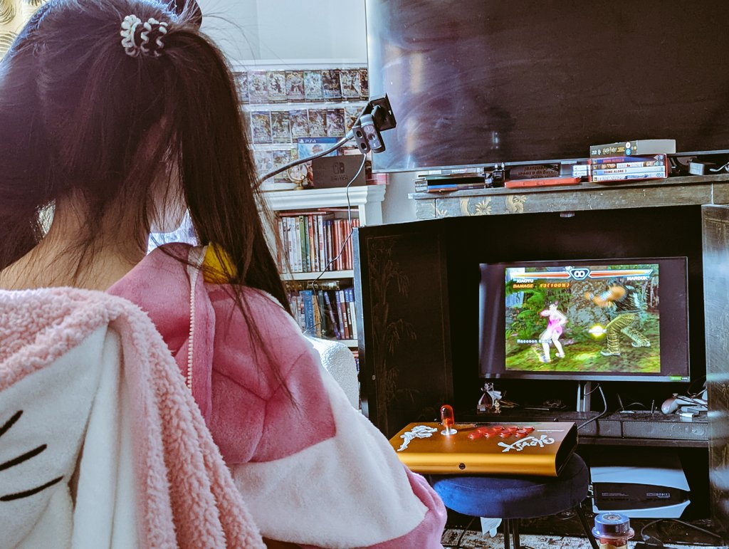 When you tell your wife, "No Tekken 8 on Christmas day"....she finds a loop hole and boots up Tekken 4 on the PS2 🤣