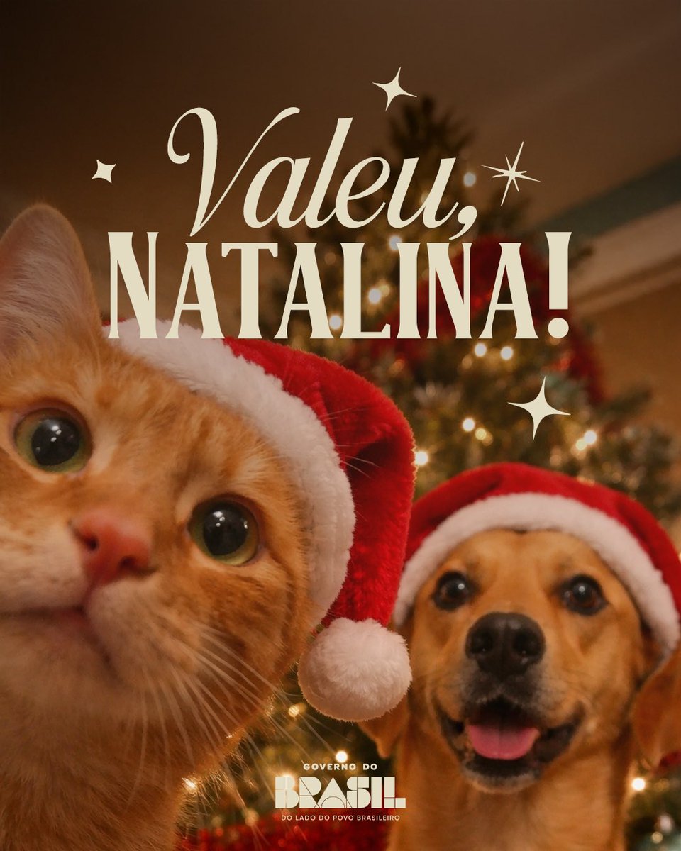 Valeu, Natalina! 🎄😄

Entre uma rabanada e outra, hoje é dia de renovar a esperança e ir em busca de novas conquistas! ✨🇧🇷

👉 Siga com a gente no <a href="/govbr/">Governo do Brasil</a> e continue acompanhando. Governo do Brasil, do lado do povo brasileiro. 💫
