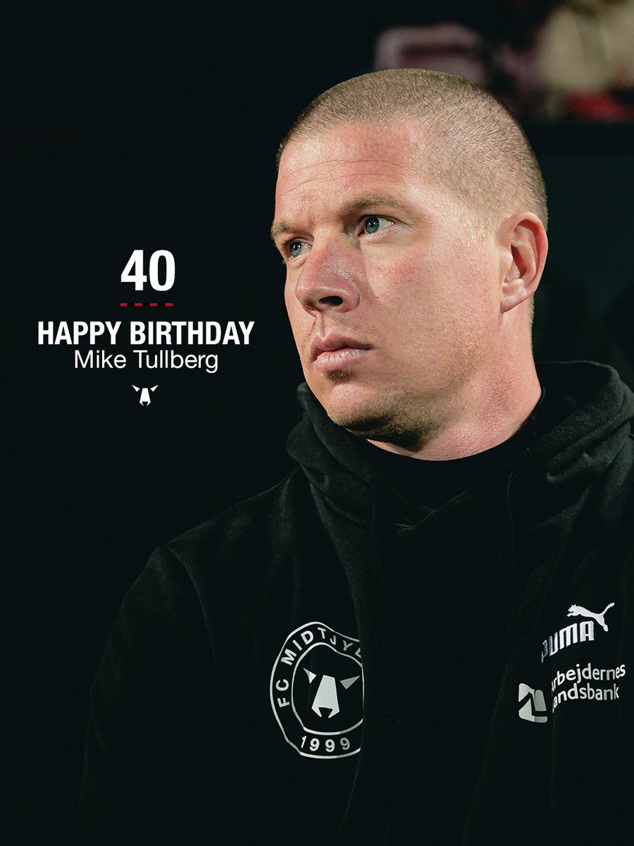 Vores cheftræner fylder i dag 40 år 🎉

Stort tillykke med fødselsdagen, Mike! 🇩🇰