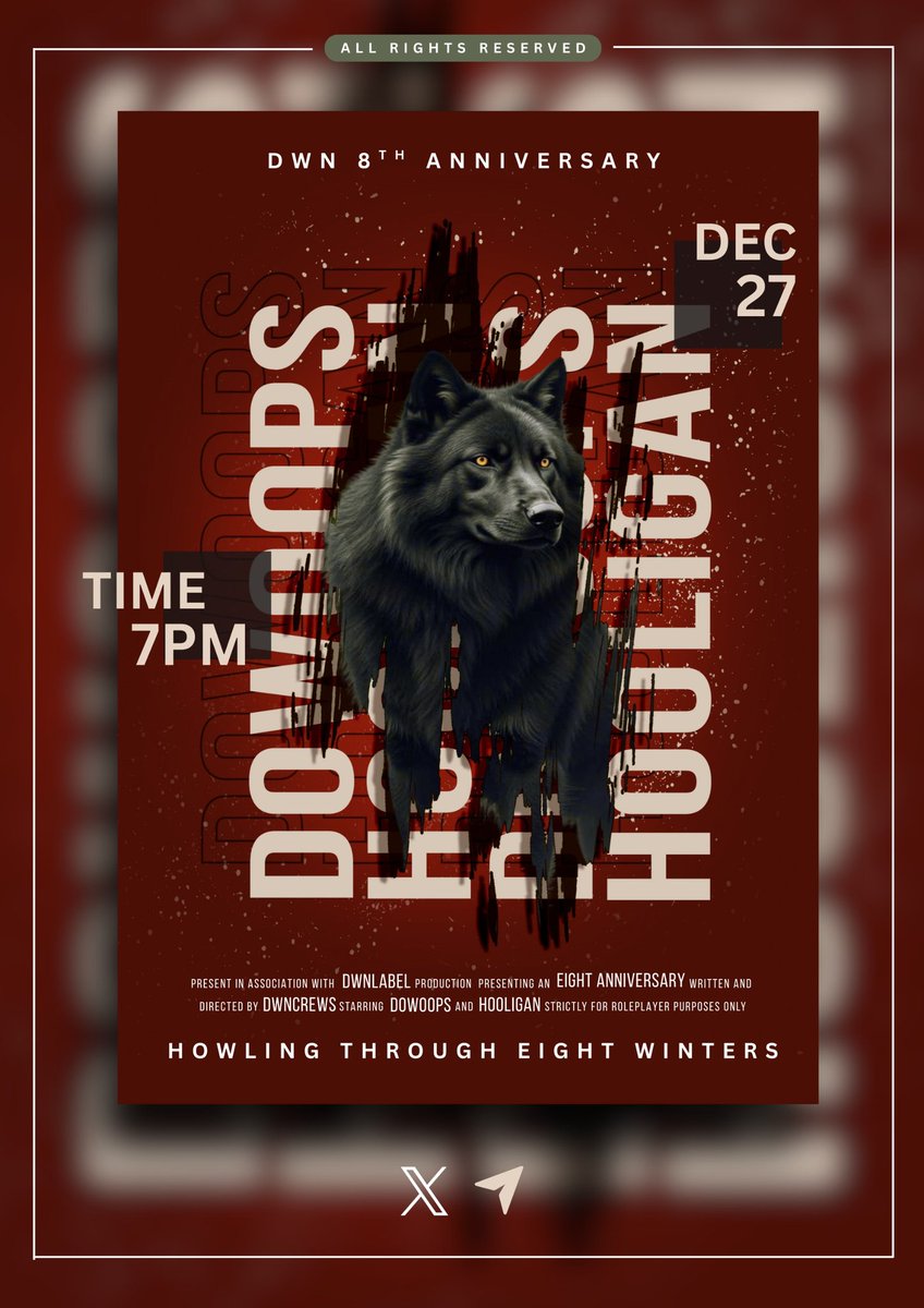 ͏ ͏͏ ͏͏ ͏͏
͏ ͏͏ ͏͏ ͏͏ ͏ ✉︎ | ☠︎︎ 𝗗͟𝗪͟𝗡͟: 8th Anniversary

Eight winters: one howl that never faded. Through silence, storms, and time; DWN stood unbroken, loyal to its roots and its pack. ✺ 
͏ ͏͏
This is a mark of endurance, unity, and legacy.
͏ ͏͏ ͏͏ ͏͏ ͏