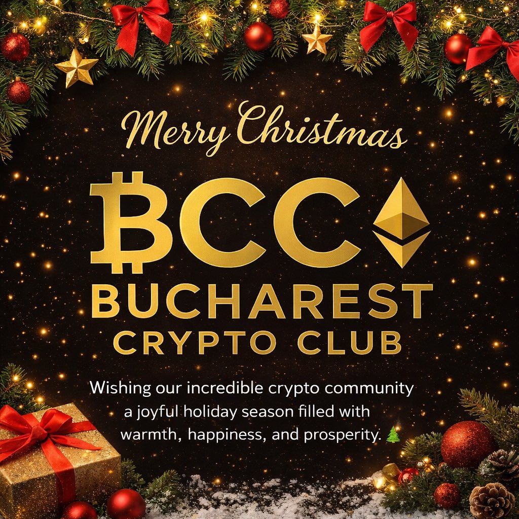 BucCryptoClub's tweet photo. 🎄 Merry Christmas from BCC 🎄

Wishing our crypto community a joyful holiday season filled with warmth, happiness &amp; prosperity.

Thank you for being part of the journey — more coming in 2026. 💛⚡

#BCC #Crypto #Web3 #Bitcoin #Ethereum https://t.co/FZL1RycqhS