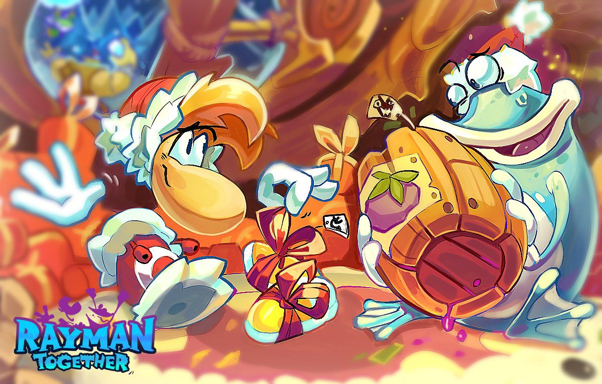 RaymanTogether's tweet image. Merry Christmas, everyone! Hope you all have the best Christmas ever.  #Rayman #Ubisoft