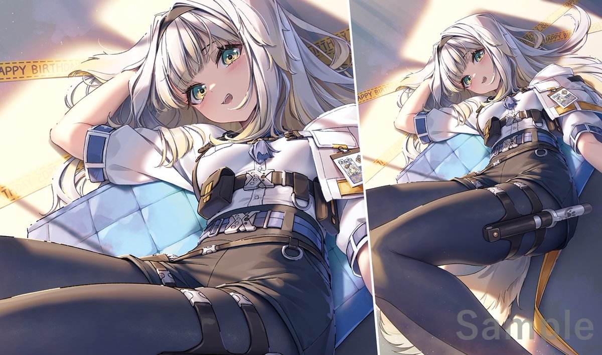 コミケ/C107/Web頒布 新作情報
「るり」のスリーブとプレイマットになります。イラストはNABLACK様(@nablack)になります! 