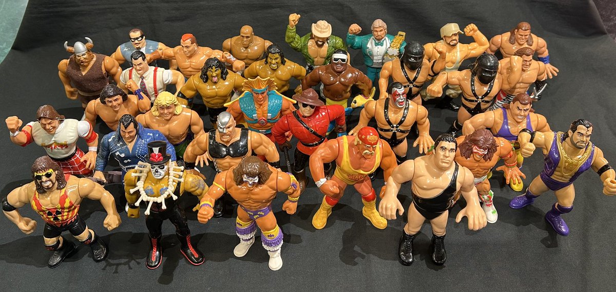 ハズブロ　WWF 　フィギュア 94個セット 未開封新品同様　奇跡の完全セット！ ハズブロ WWF フィギュア 94個セット 未開封新品同様 奇跡の完全セット
