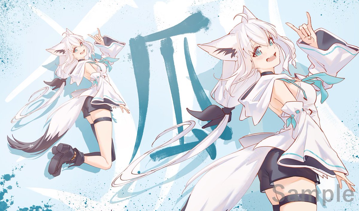 コミケ/C107/Web頒布 新作情報
「フブキ」のスリーブとプレイマットになります。イラストはHyde様(@tabakko)になります! 