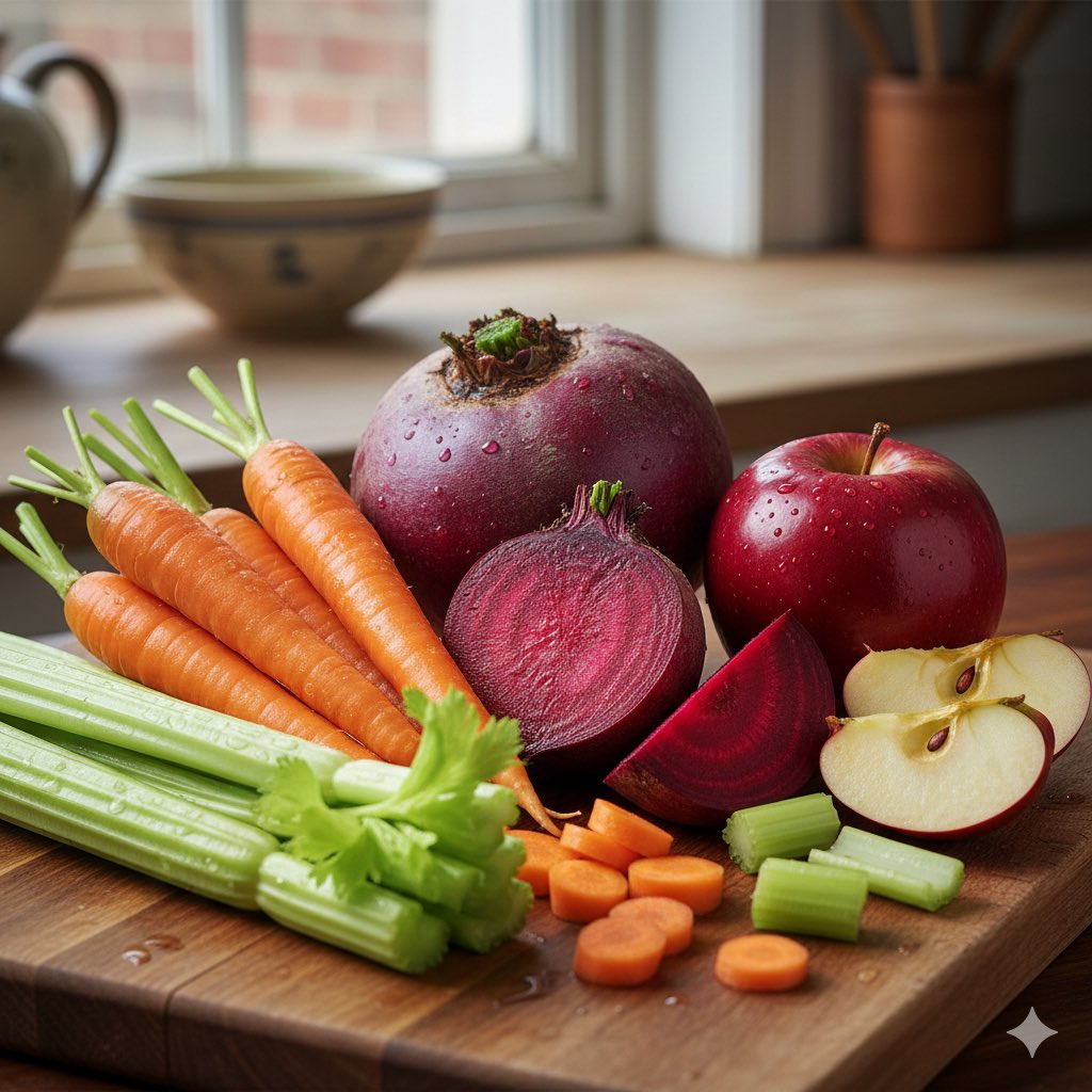 bri8trose's tweet image. أقسم بالله عن تجربه شخصية رأس واحد شمندر + رأس واحد جزر + تفاحة واحدة + عرق كرفس إغسلهم جيداً وقطعهم مع قشورهم وضعهم في المعصرة او الخلاط ثم اشرب العصير في الحال

( تستطيع ان تضيف لها الليمون لتحسين النكهة مع العلم أن الطعم لا بأس به ).

فوائد هذا الشراب 

1. يوقف نمو الخلايا…