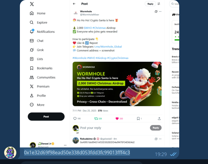 danzaiJr's tweet photo. @WormholeMixer 0x1e32d69f98ead50e338d053fdd3fc99013fff4c3 https://t.co/we7simWIFu