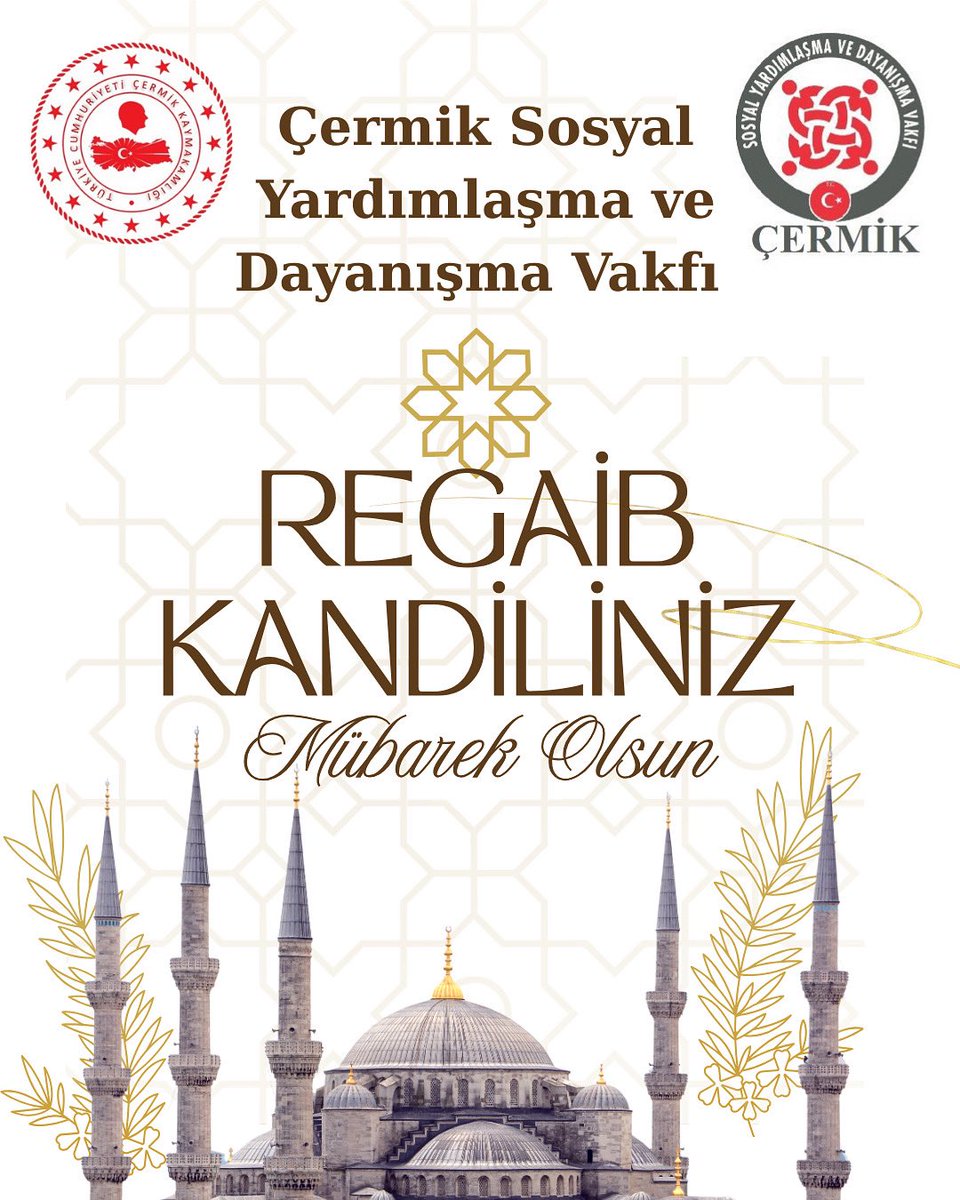 CermikSYDV's tweet photo. Kandilimiz mübarek olsun https://t.co/E6ZEnpdJOD