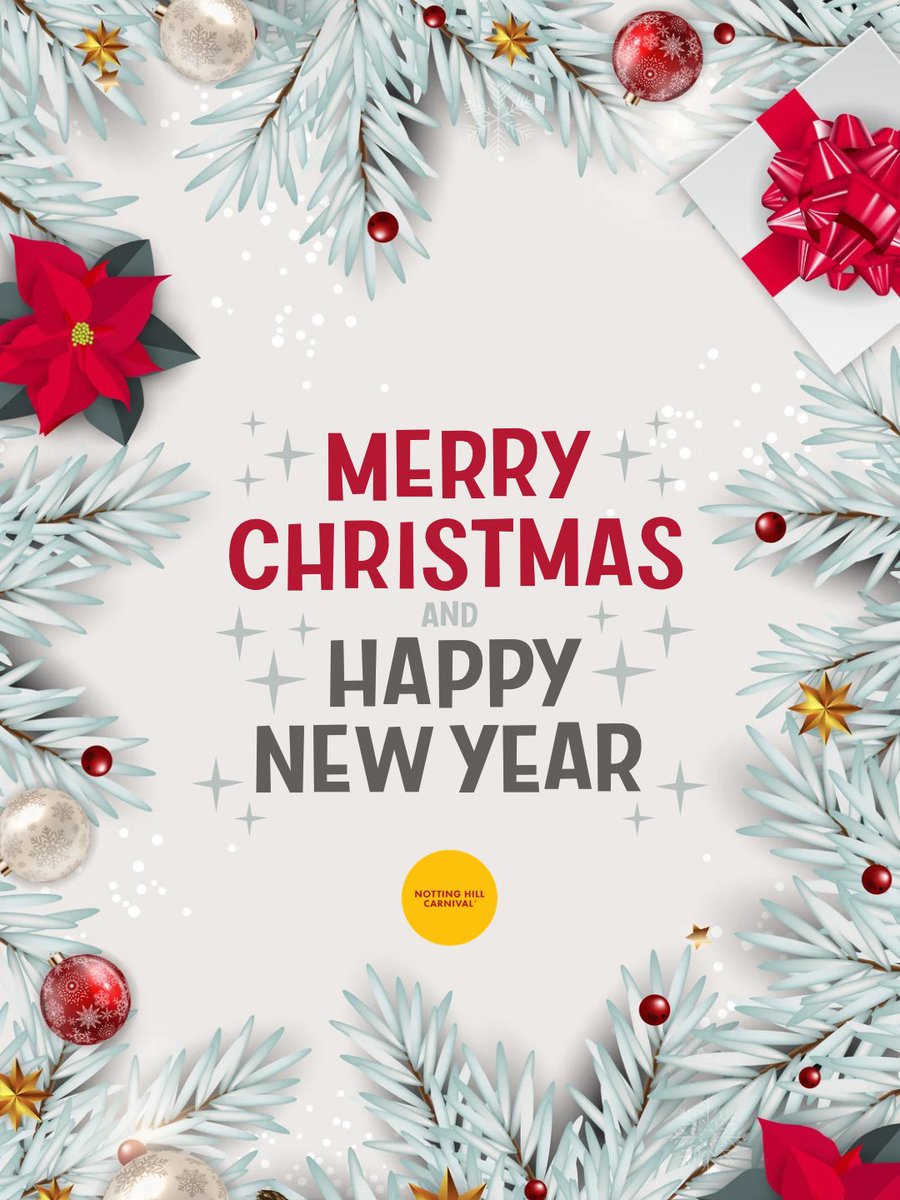 NHCarnivalLDN's tweet image. 🎄✨ Merry Christmas from all of us at Notting Hill Carnival ✨🎄

Wishing our community, partners, and volunteers a joyful Christmas filled with love 💛