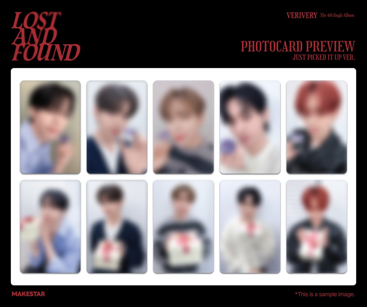 タワ渋MAKESTAR】🎅 #VERIVERY 4th Single Album [Lost and Found