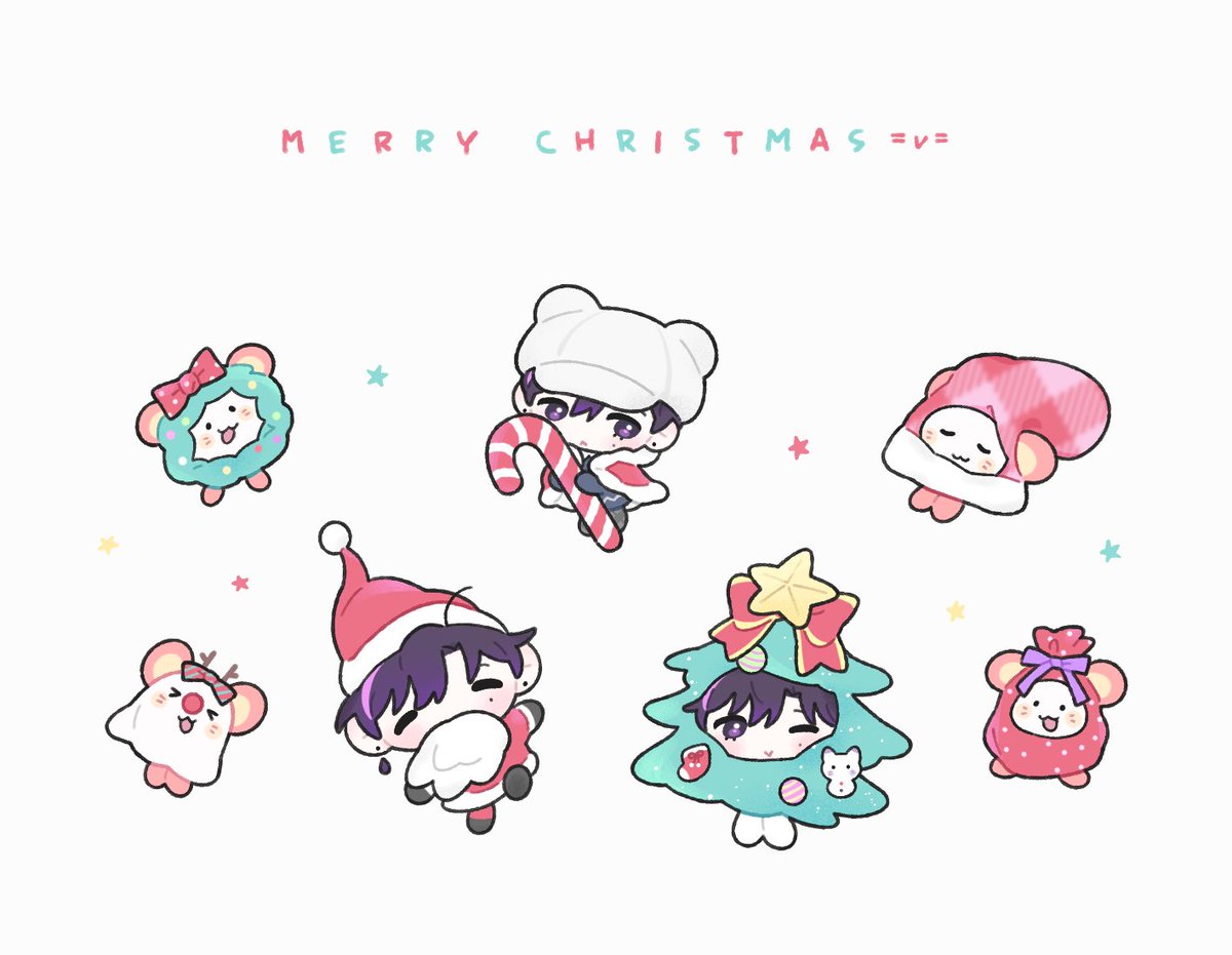 #요즘백작그림

메리 오또마스 ~ 🐱🎄🎁