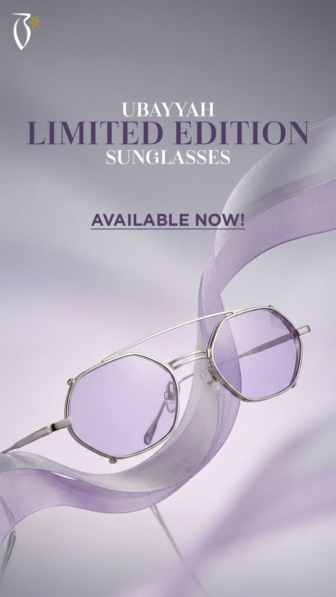 مسهم بالخير 💜

#SBN نظارات #عبية 
متوفر حصرياً في بوتيكات سلطان بن نايف
boutiqaat.go.link/1q96c

#سلطان_بن_نايف_SBN