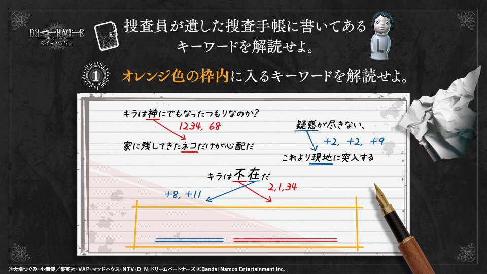 DEATH NOTE Killer Within 【公式】 tweet media