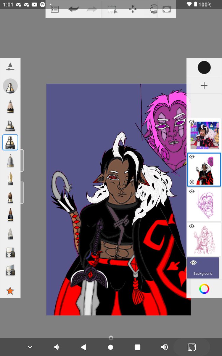 Currently working on the main light body shading of the Dark Choco